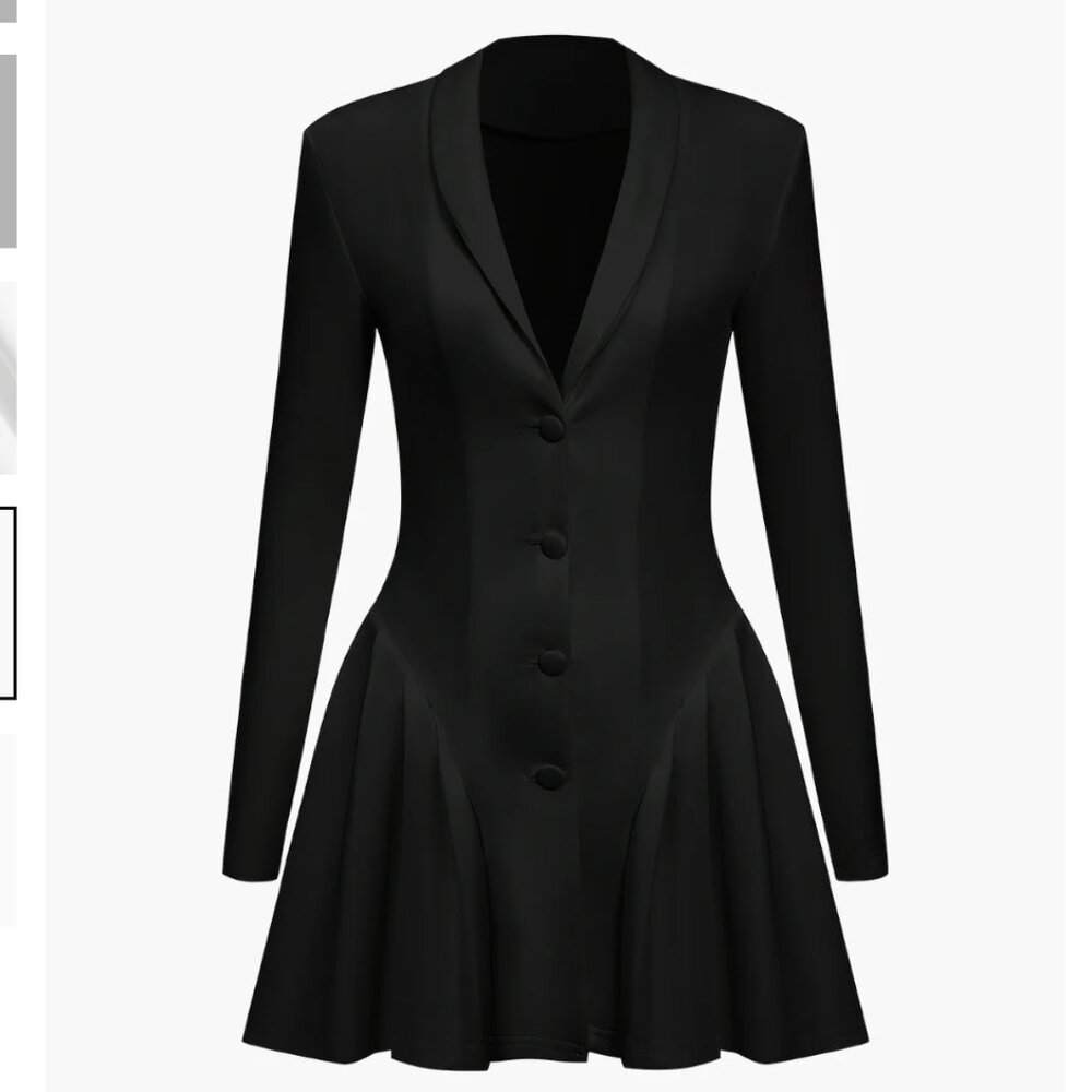 NWT Solid Ruched V Neckline Mini Dress